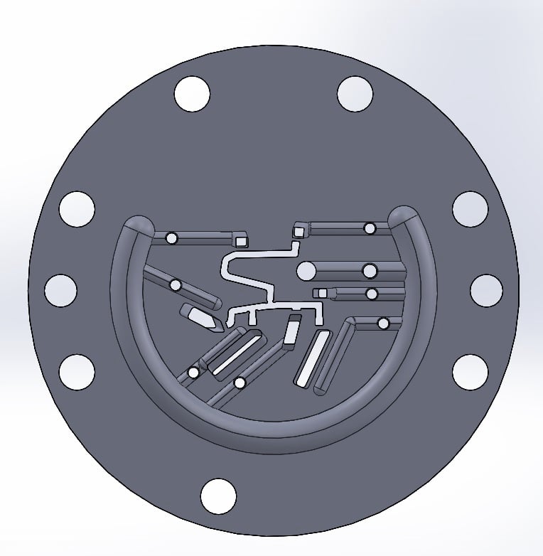 CAD Głowica automotiv
